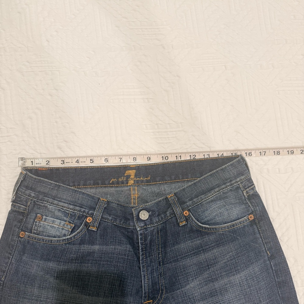 7 for All Mankind Women's Dark Wash Denim Bootcut Jeans - Picture 2 of 6